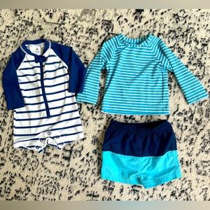 Boys rash guard bathing suit